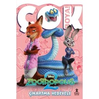 Zootropolis 2 - Çok Boya! Çıkartmalı Dev Boyama Kitabı