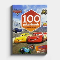 Disney Arabalar 100 Çıkartmalı Boyama Kitabı Renkli Ve Metalik Çıkartmalar