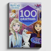 Disney Karlar Ülkesi 100 Çıkartmalı Boyama Kitabı Renkli Ve Metalik Çıkartmalar