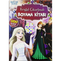 Disney Karlar Ülkesi Kristal Çıkartmalı Boyama Kitabı