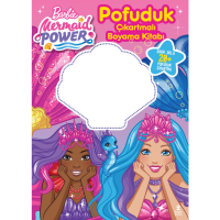 Barbıe Medmaıd Power – Pofuduk Çıkartmalı Boyama Kitabı
