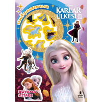 Disney Karlar Ülkesi Star Simli Çıkartmalı Boyama Kitabı