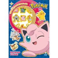 Pokemon Star Simli Çıkartmalı Boyama Kitabı