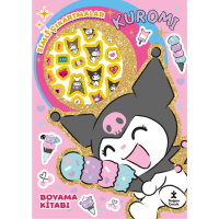 Kuromi Star Simli Çıkartmalı Boyama Kitabı
