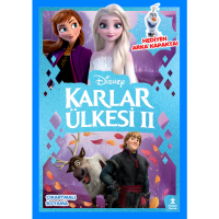 Disney Karlar Ülkesi Parti Zamanı Çıkartmalı Boyama Kitabı