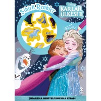 Disney Karlar Ülkesi Sihirli Renkler Çıkartmalı Boyama Kitabı