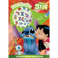 Disney Stiç Sihirli Renkler Çıkartmalı Boyama Kitabı