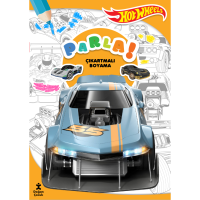 Hot Wheels Parla Çıkartmalı Boyama Kitabı