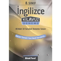 8.Sınıf Bloktest İngilizce Kılavuz Deneme