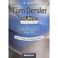 8.Sınıf Bloktest Tüm Dersler Kılavuz Deneme