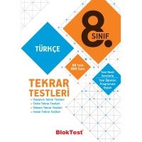 8.Sınıf Bloktest Türkçe  Tekrar Testleri