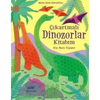 Çıkartmalı Dinozor Kitabım Kes - Boya - Yapıştır