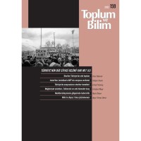 Toplum ve Bilim Sayı:159