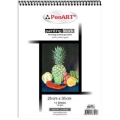 PONART PHM10-120 DRAWİNGPAİNTİNG BLOK 130GR 25X35 15YP