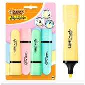 Bic Marking Flat Highlighter 4Lü Blister